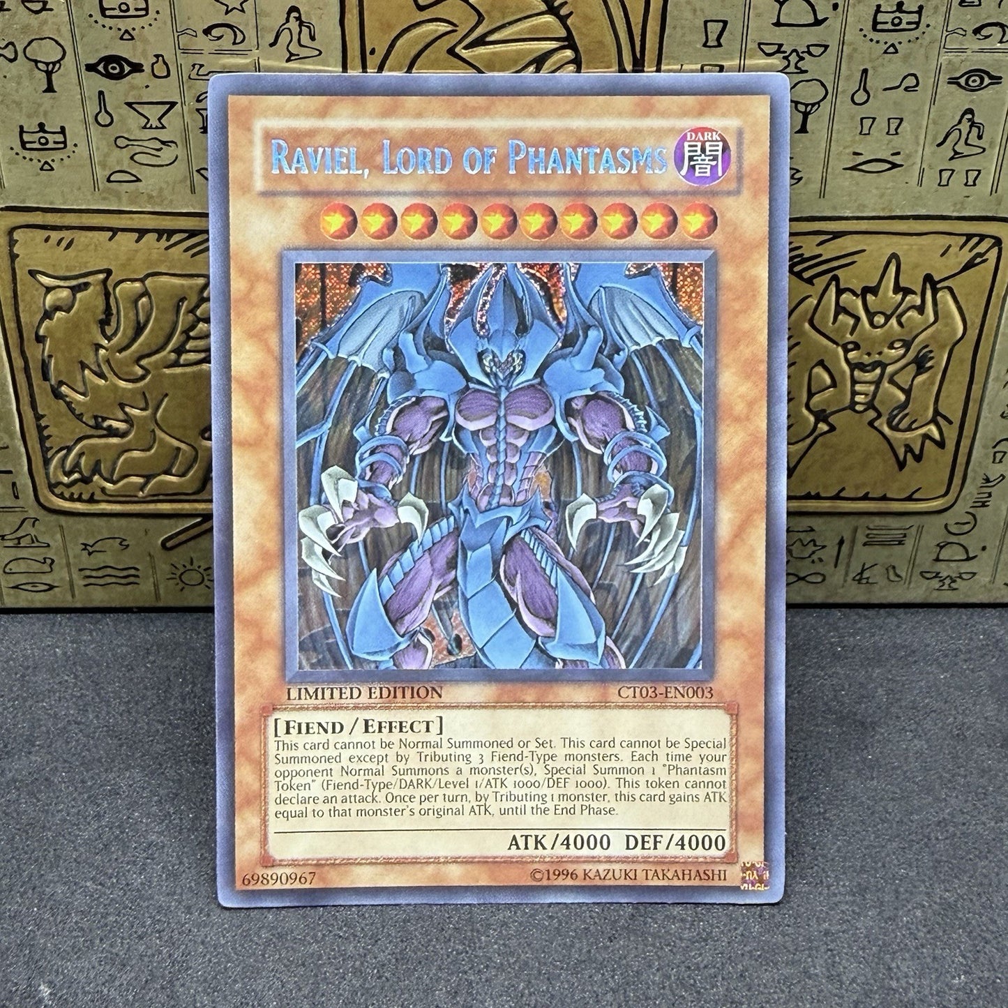 Yugioh Raviel, Lord of Phantasms CT03-EN003 Secret Rare HP
