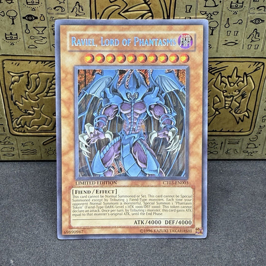 Yugioh Raviel, Lord of Phantasms CT03-EN003 Secret Rare HP