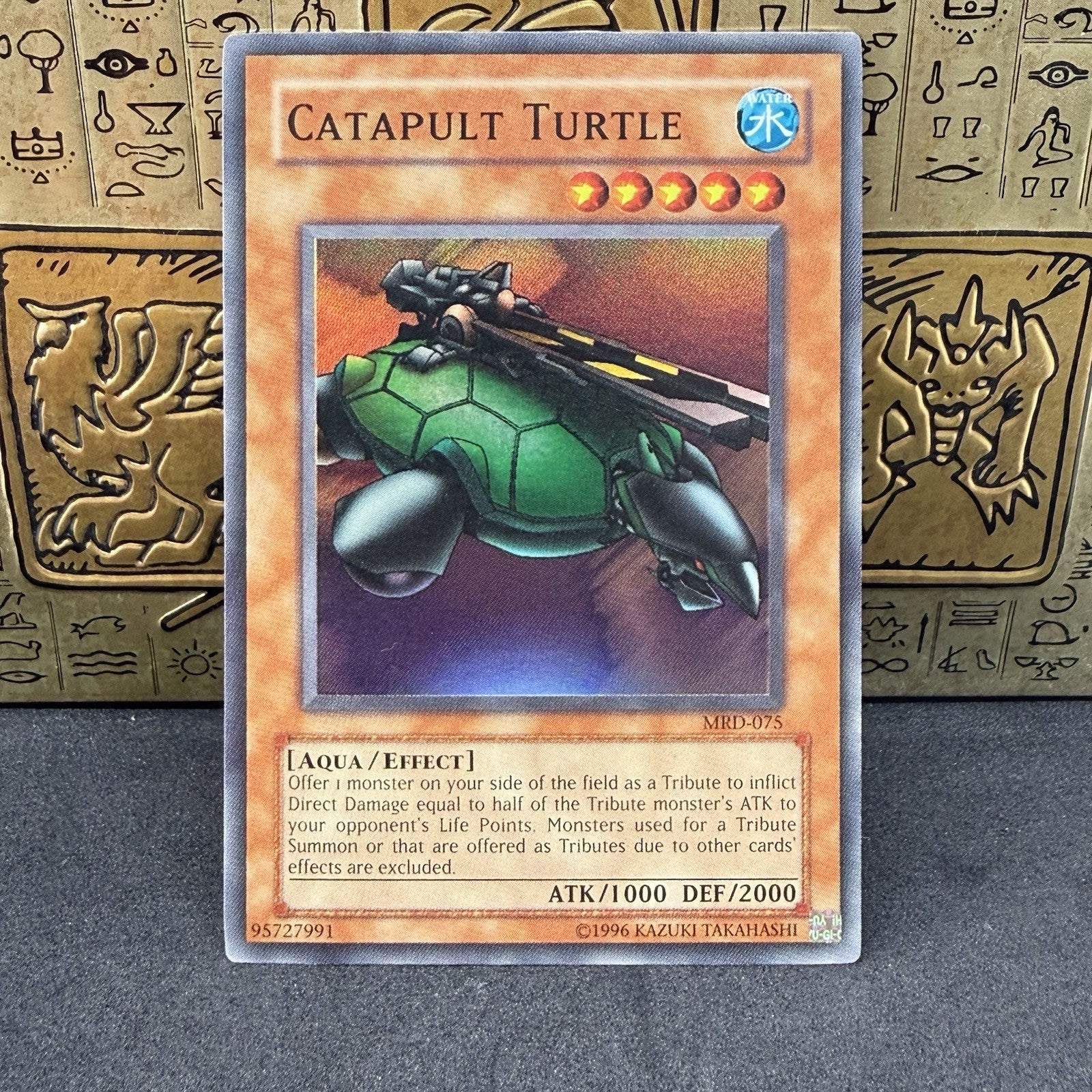 Yugioh Catapult Turtle MRD-075 Super Rare NM