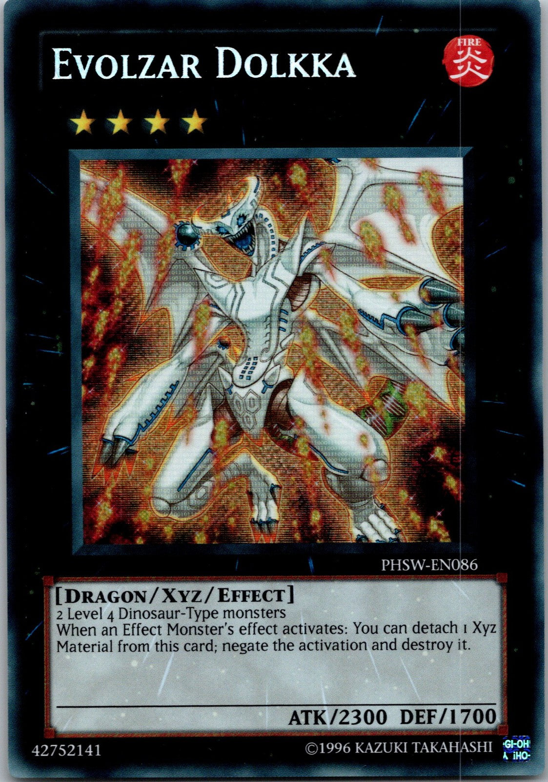 Yugioh Evolzar Dolkka PHSW-EN086 Secret Rare NM