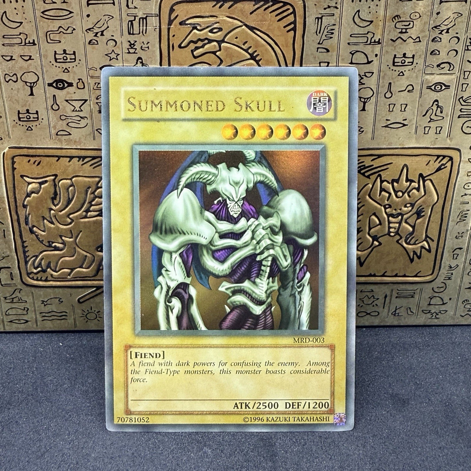 Yugioh Summoned Skull MRD-003 Ultra Rare Original Print Faded MP