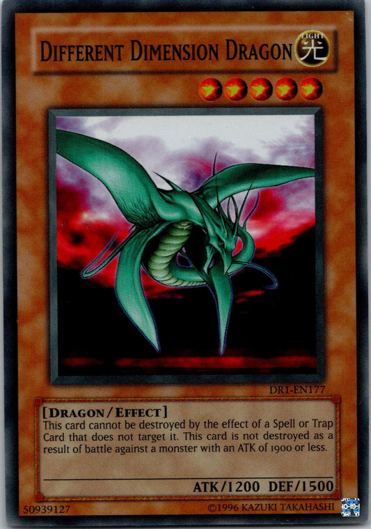 Yugioh Different Dimension Dragon DCR-EN015 Super Rare NM