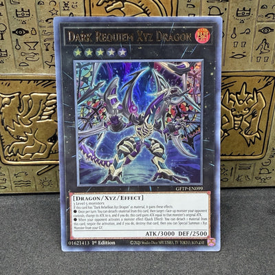 Yugioh Dark Requiem XYZ Dragon GFTP-EN099 Ultra Rare 1st Edition NM