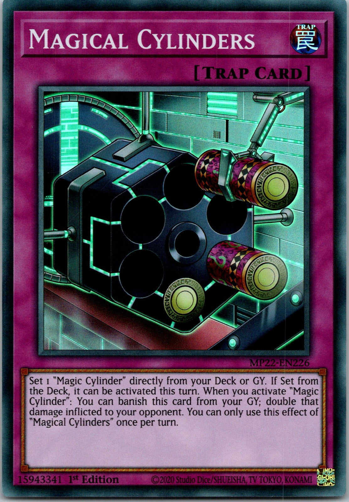Yugioh Magical Cylinders MP22-EN226 1st Edition Super Rare NM