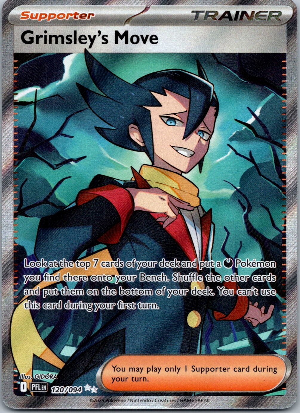 Pokemon Grimsley's Move 120/094 Ultra Rare NM