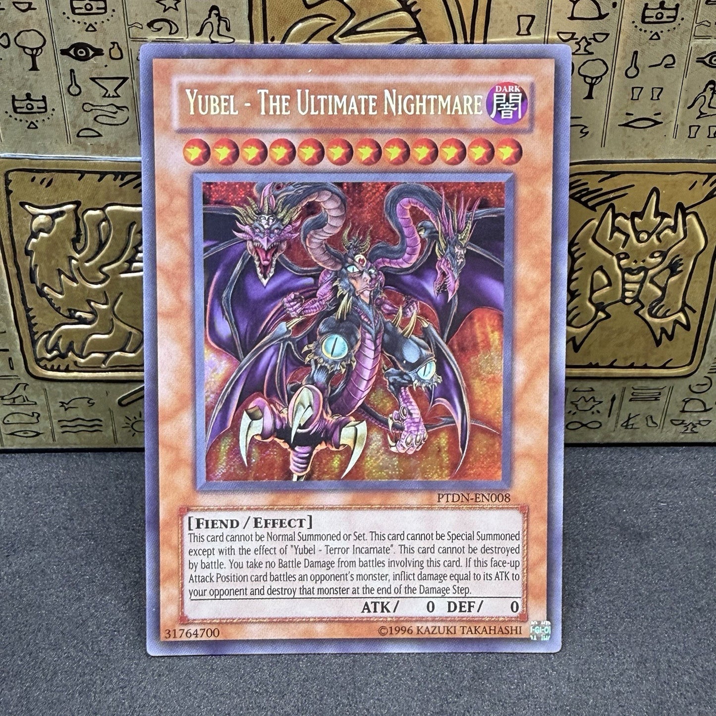 Yugioh Yubel - The Ultimate Nightmare PTDN-EN008 Secret Rare NM