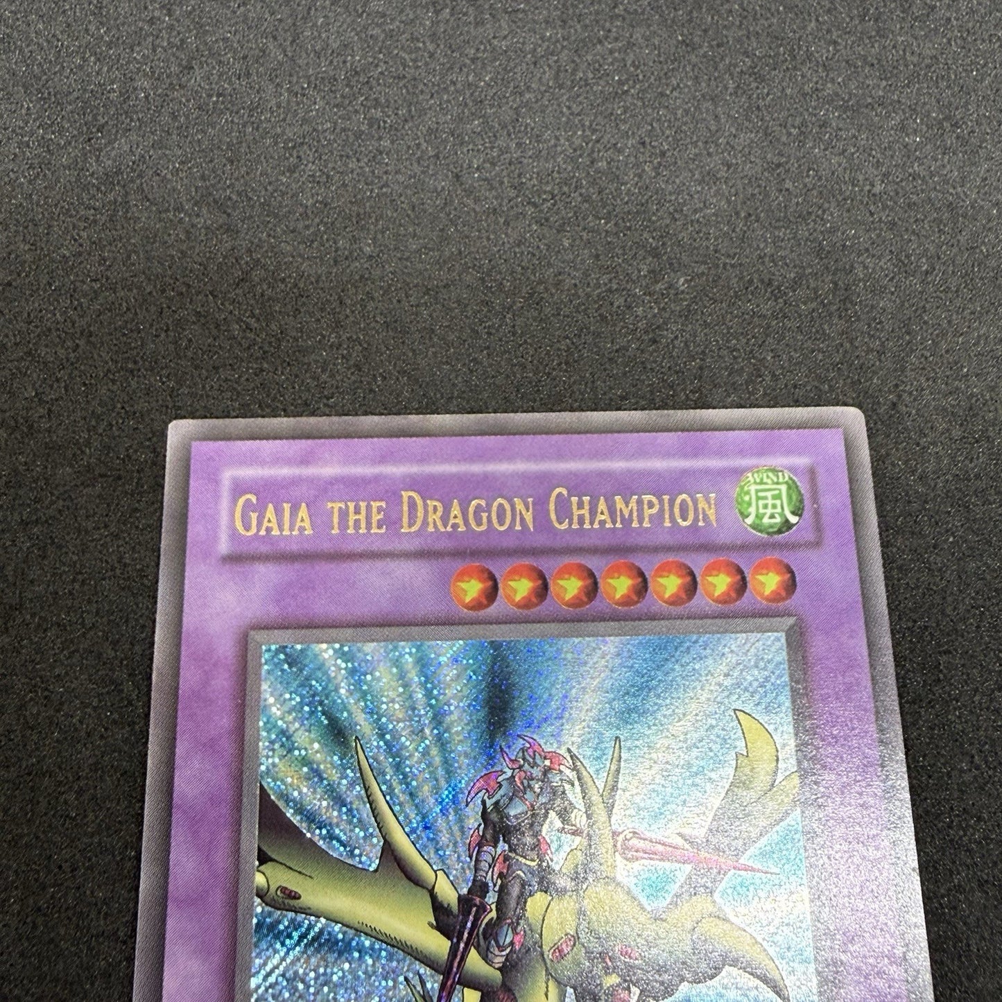Yugioh Gaia the Dragon Champion LOB-125 Misprint Ultra Name Secret Rare NM