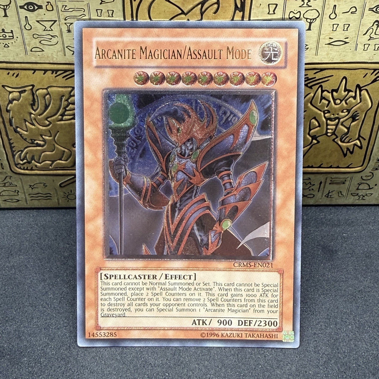 Yugioh Arcanite Magician/Assault Mode CRMS-EN021 Ultimate Rare NM