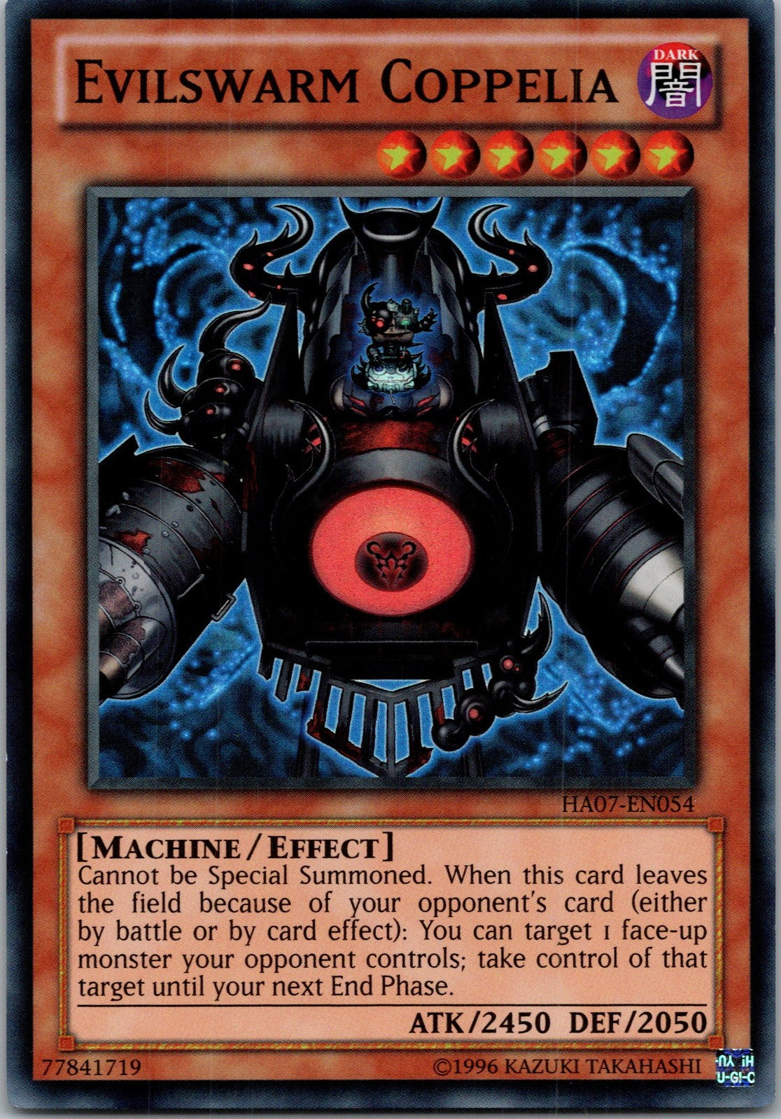 Yugioh Evilswarm Coppelia HA07-EN054 Super Rare NM