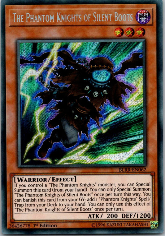 Yugioh The Phantom Knights of Silent Boots BLRR-EN062 1st Edition Secret Rare NM