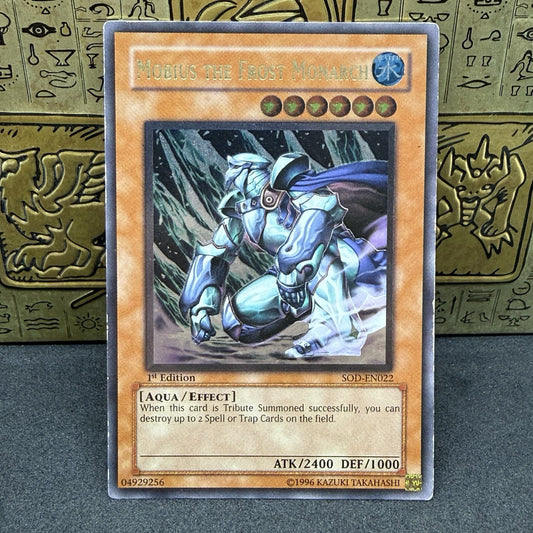 Yugioh Mobius the Frost Monarch SOD-EN022 Ultimate Rare 1st Edition LP