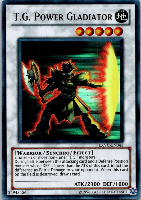Yugioh T.G. Power Gladiator EXVC-EN041 Super Rare NM
