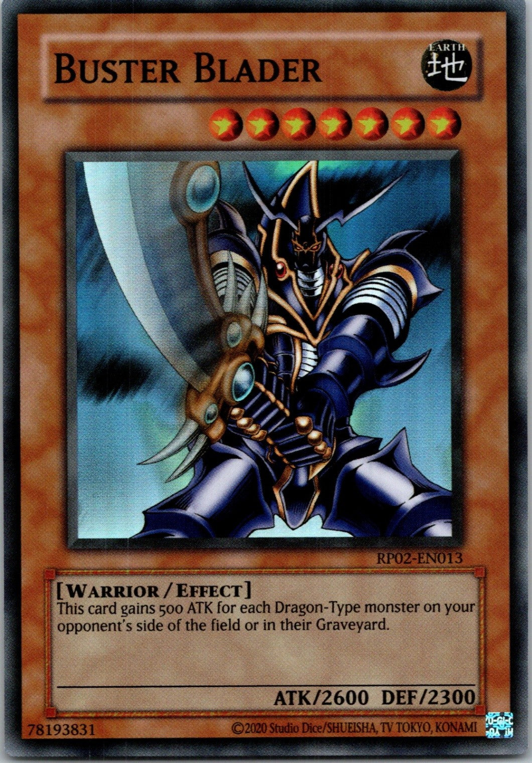 Yugioh Buster Blader RP02-EN013 Super Rare NM