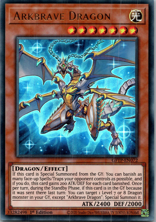 Yugioh Arkbrave Dragon GFTP-EN072 1st Edition Ultra Rare NM