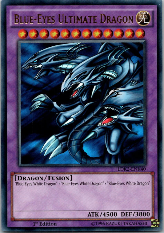 Yugioh Blue-Eyes Ultimate Dragon LDK2-ENK40 1st Edition Ultra Rare NM