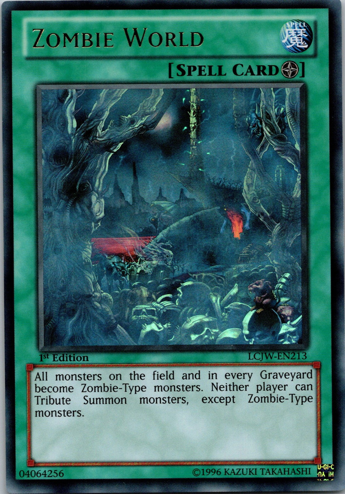 Yugioh Zombie World LCJW-EN213 1st Edition Ultra Rare NM