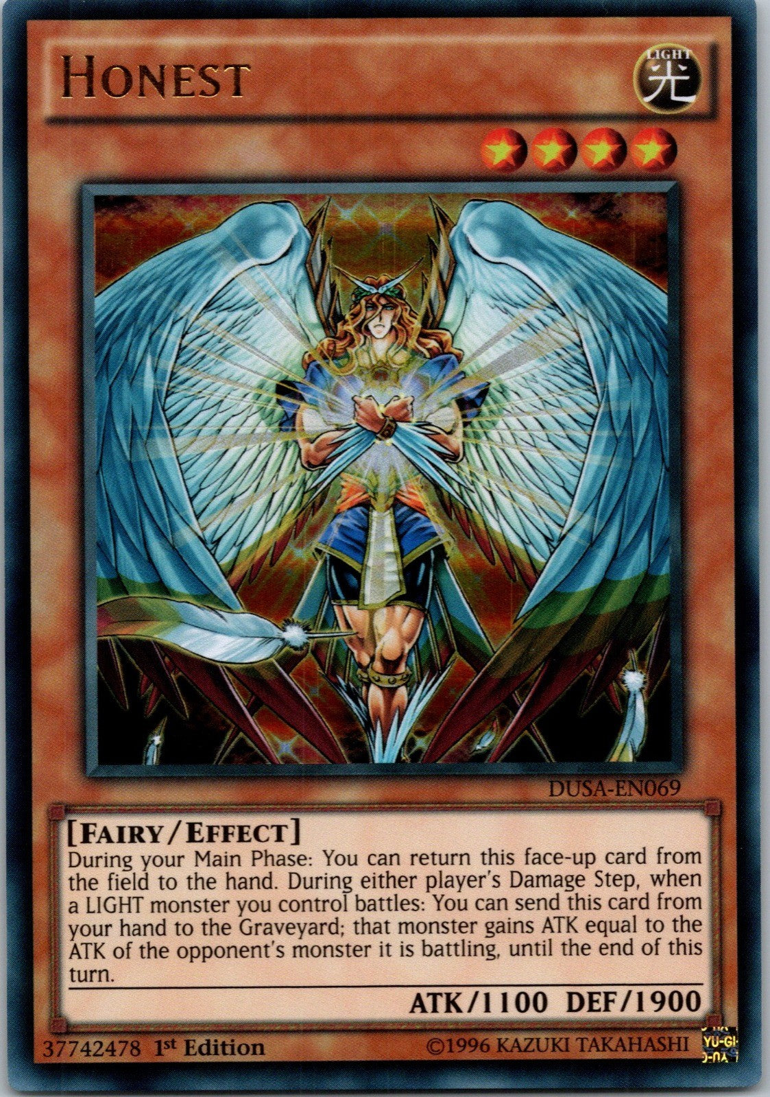 Yugioh Honest DUSA-EN069 1st Edition Ultra Rare NM