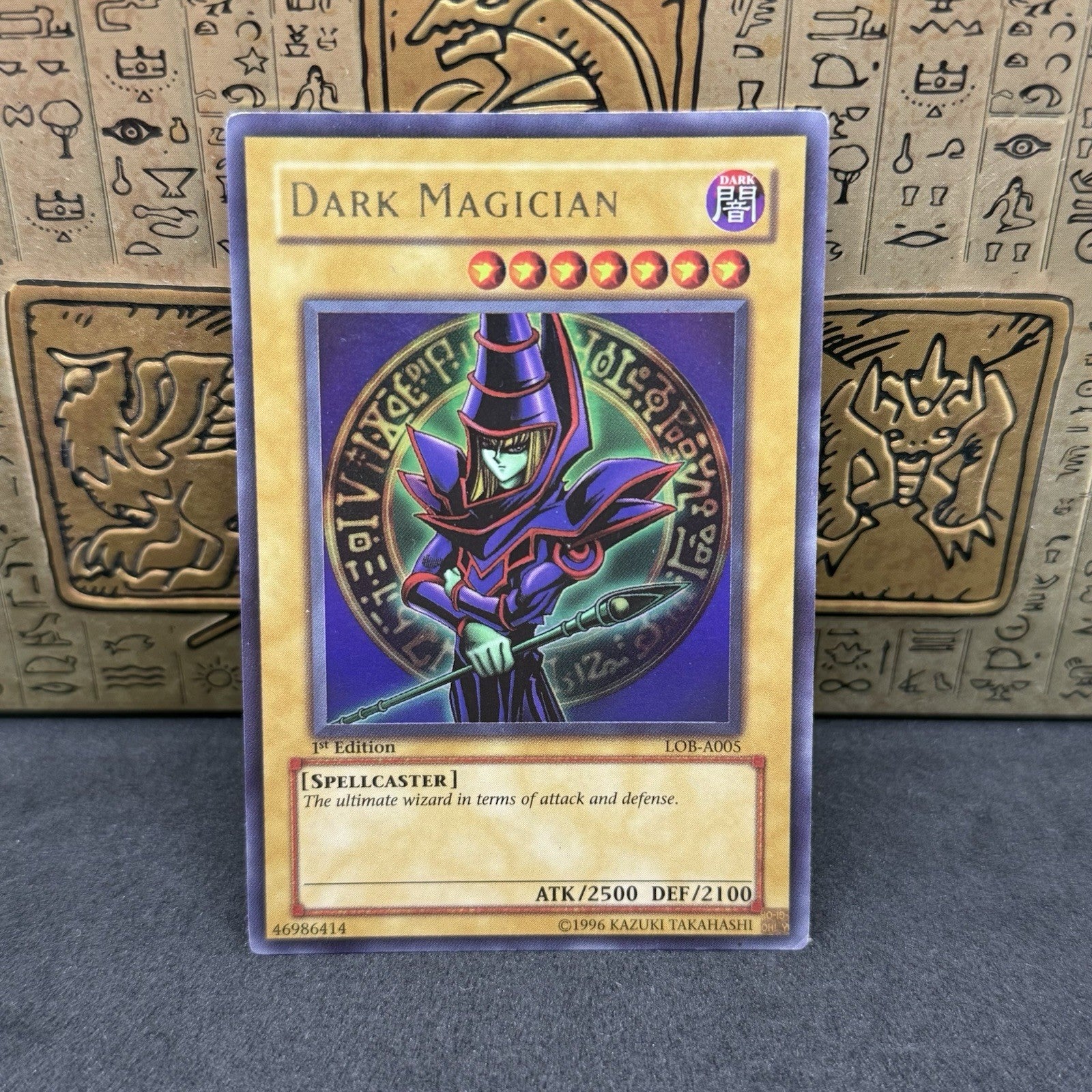 Yugioh Dark Magician LOB-A005 Ultra Rare 1st Edition NM