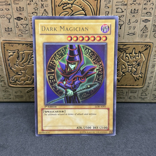 Yugioh Dark Magician LOB-A005 Ultra Rare 1st Edition NM