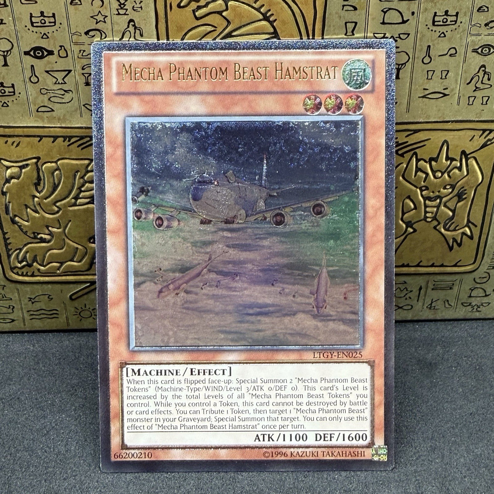 Yugioh Mecha Phantom Beast Hamstrat LTGY-EN025 Ultimate Rare NM