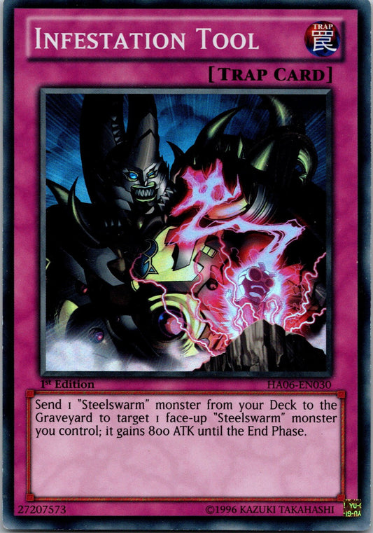 Yugioh Infestation Tool HA06-EN030 1st Edition Super Rare NM