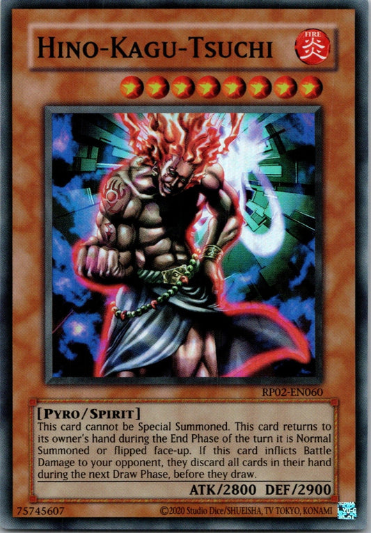 Yugioh Hino-Kagu-Tsuchi RP02-EN060 Super Rare NM