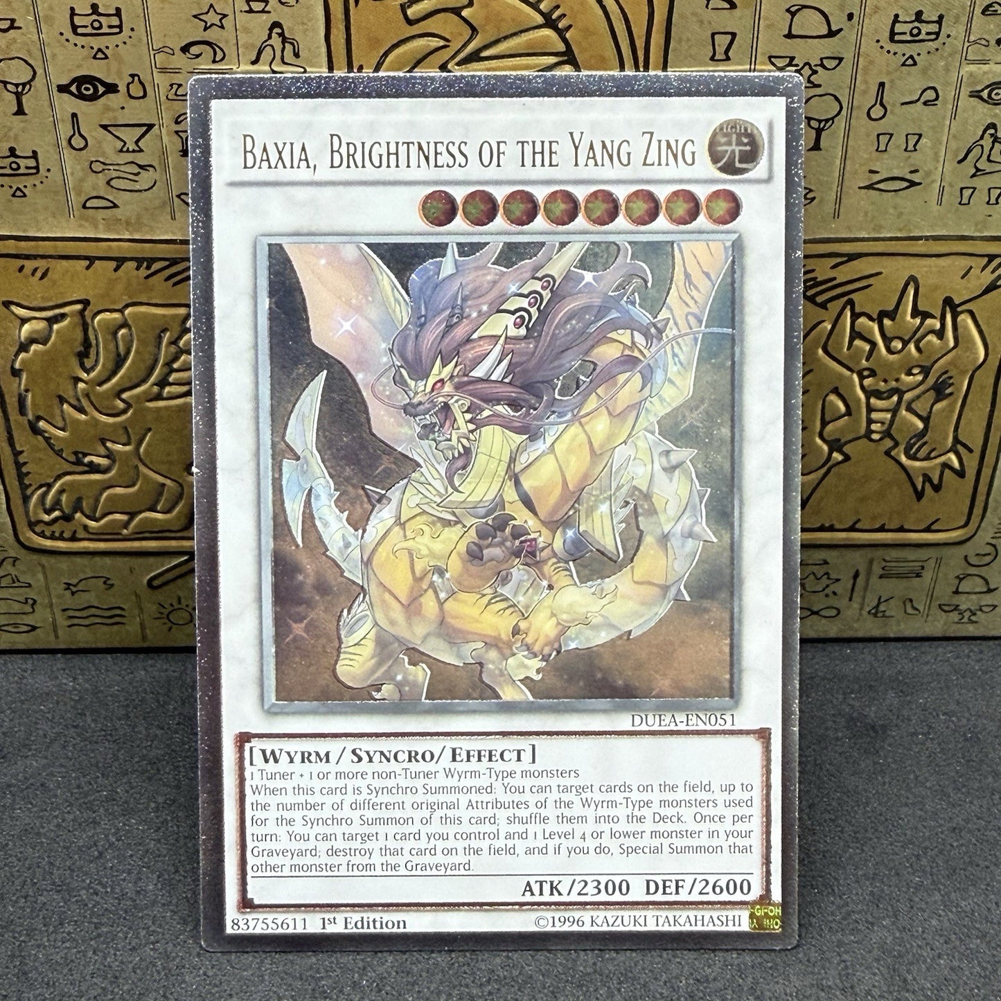 Yugioh Baxia, Brightness of the Yang Zing DUEA-EN051 Ultimate Rare 1st Ed NM
