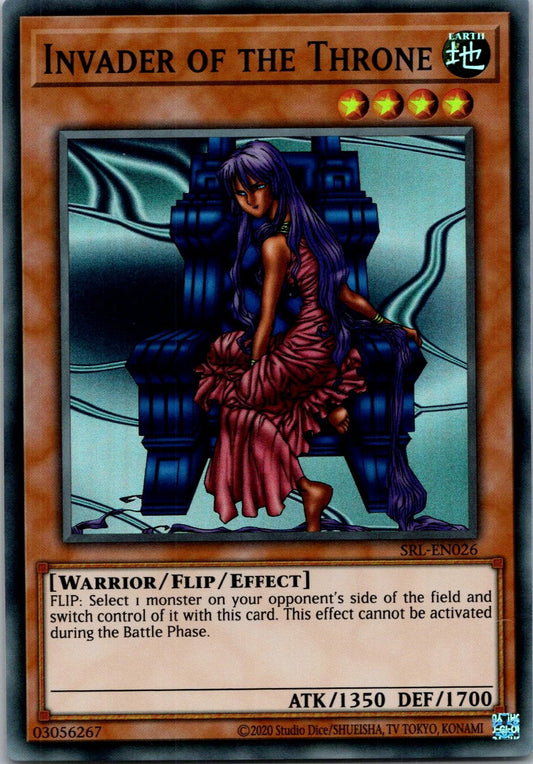 Yugioh Invader of the Throne SRL-EN026 Super Rare NM