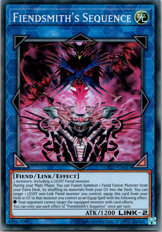 Yugioh Fiendsmith's Sequence OP27-EN011 1st Edition Super Rare NM