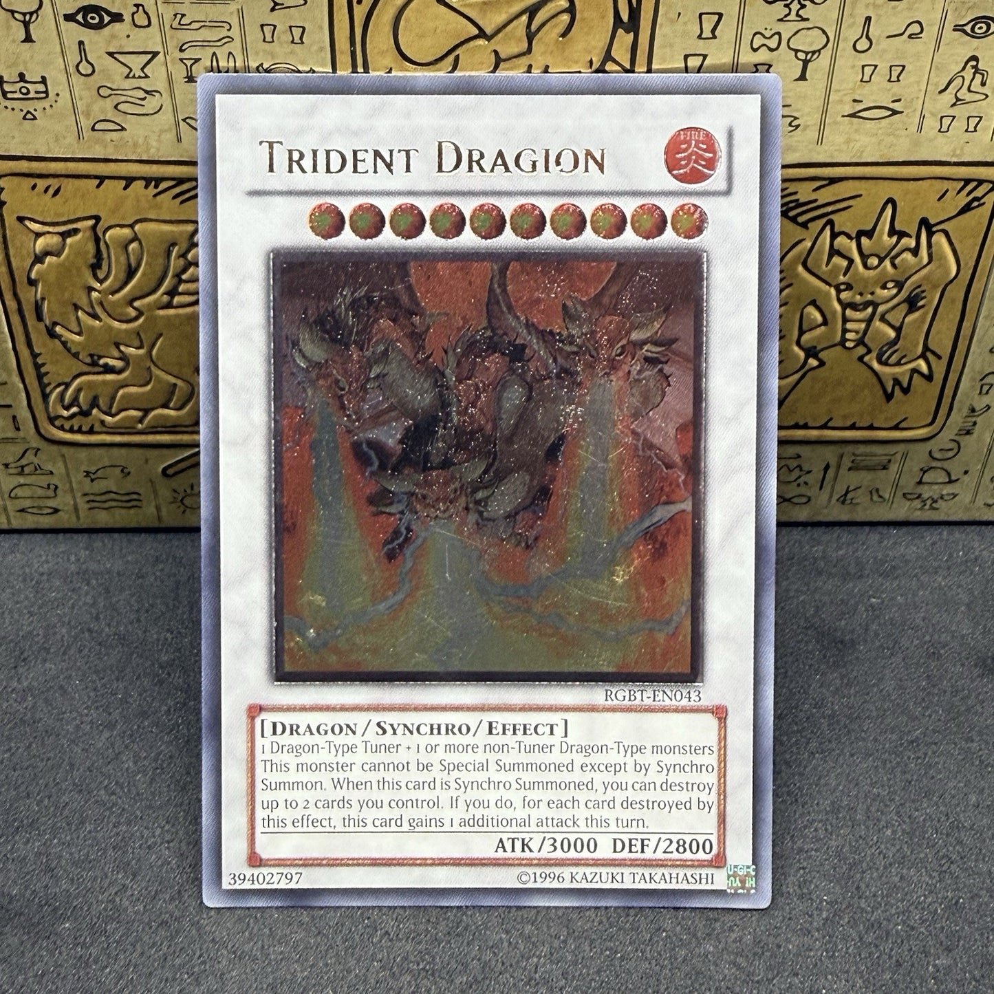 Yugioh Trident Dragion RGBT-EN043 Ultimate Rare NM
