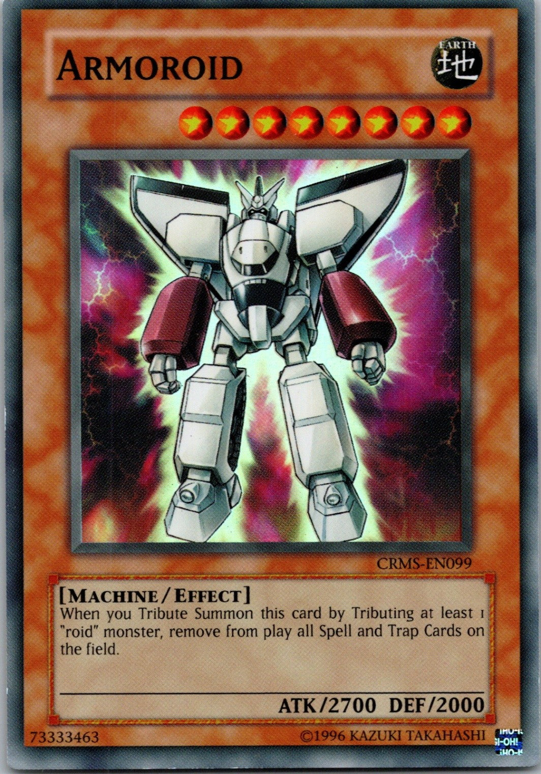 Yugioh Armoroid CRMS-EN099 Super Rare NM