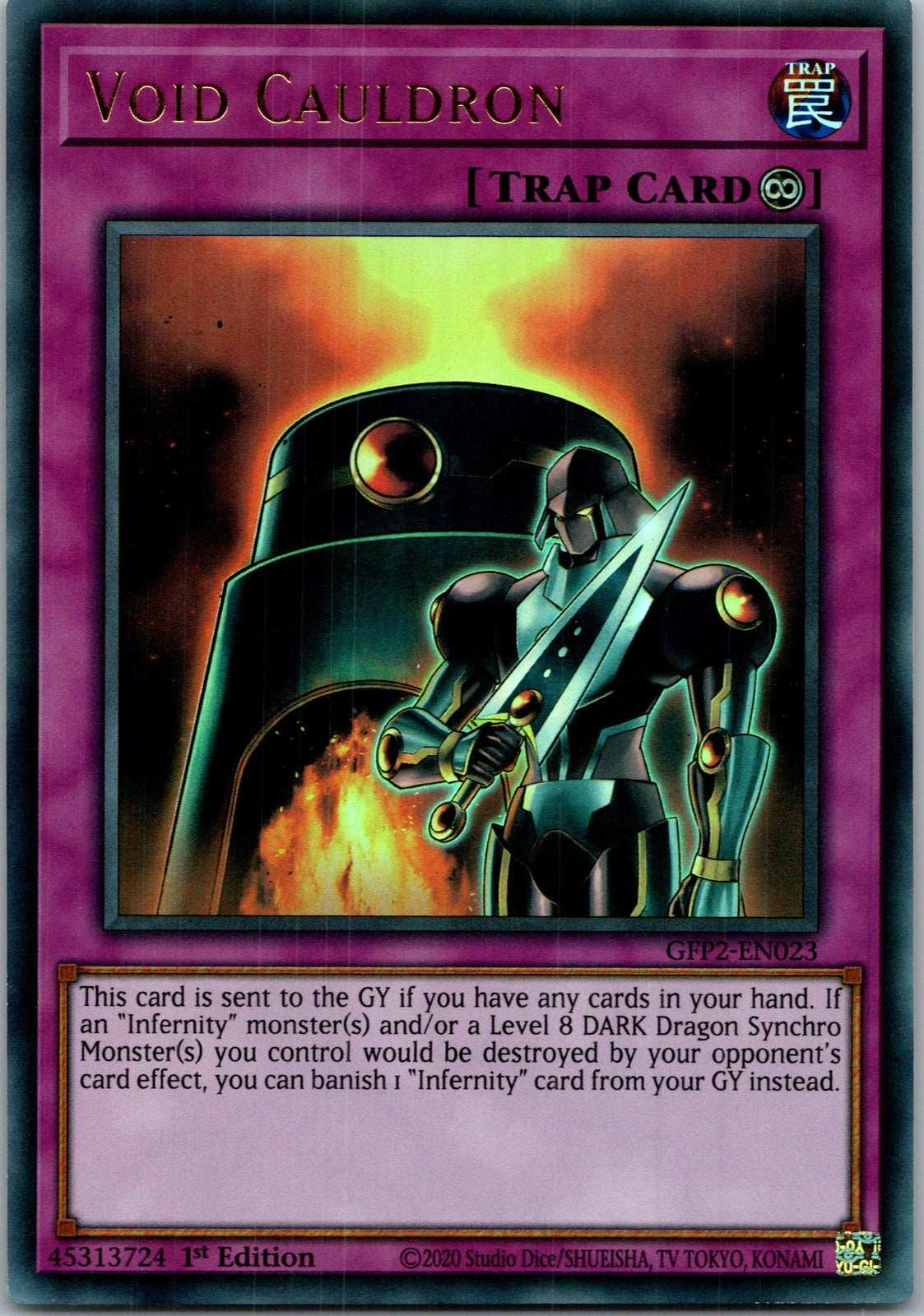 Yugioh Void Cauldron GFP2-EN023 1st Edition Ultra Rare NM