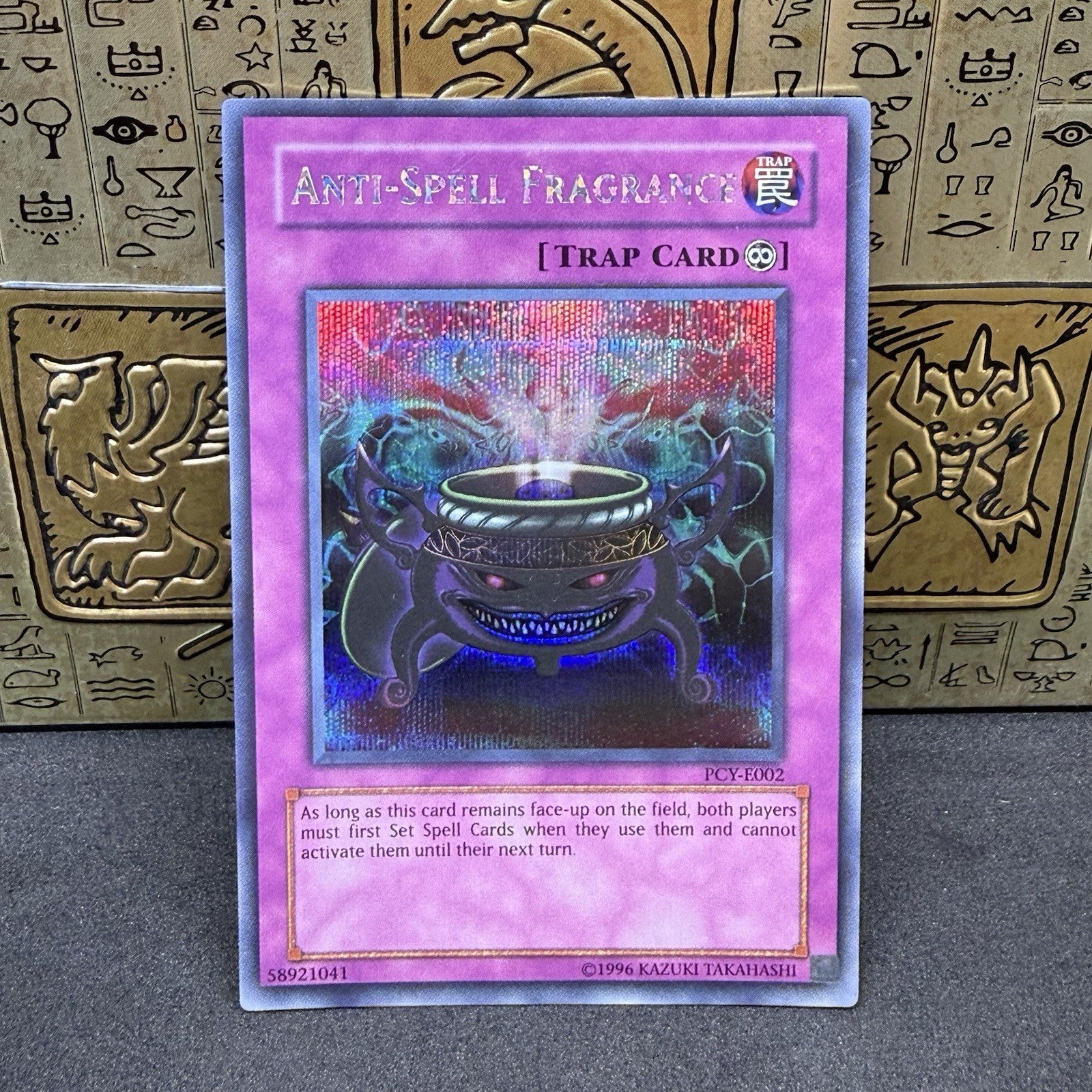 Yugioh Anti-Spell Fragrance PCY-E002 Prismatic Secret Rare NM