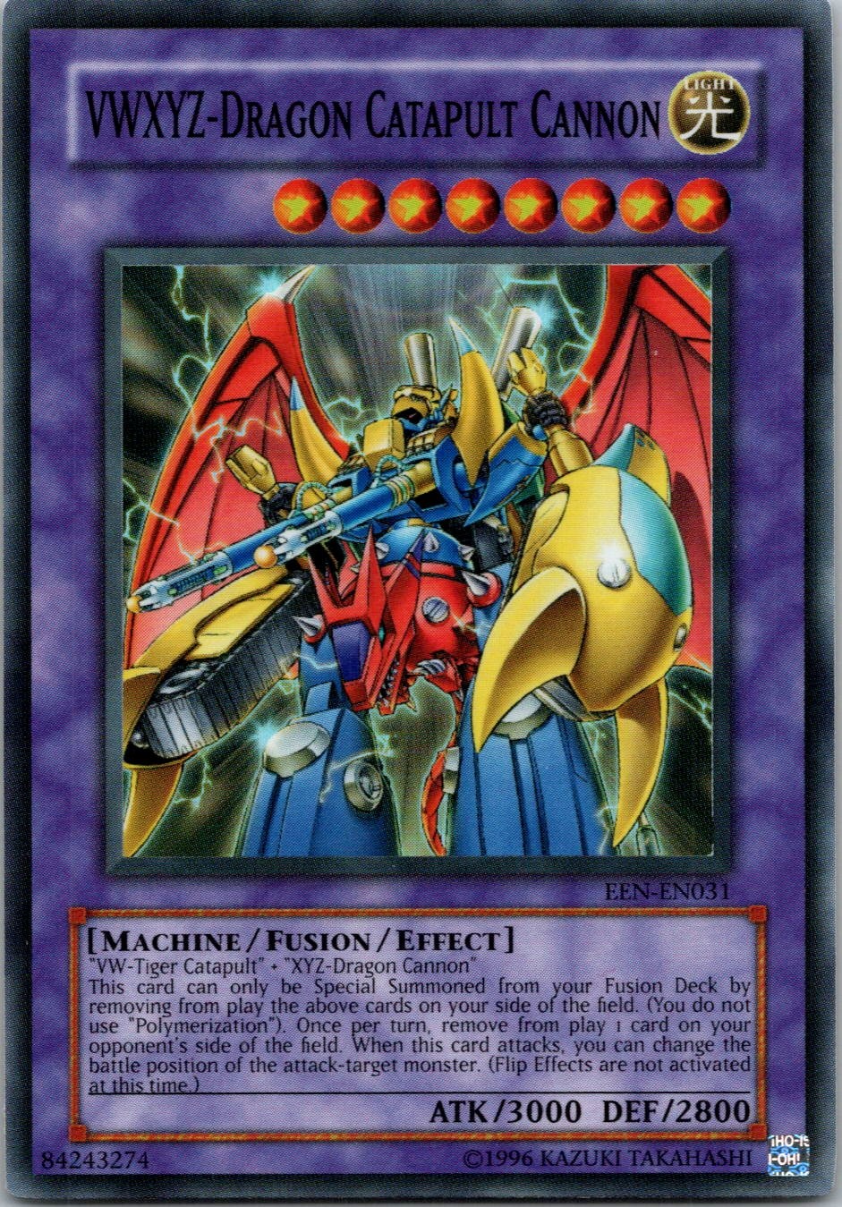Yugioh VWXYZ-Dragon Catapult Cannon EEN-EN031 Super Rare NM