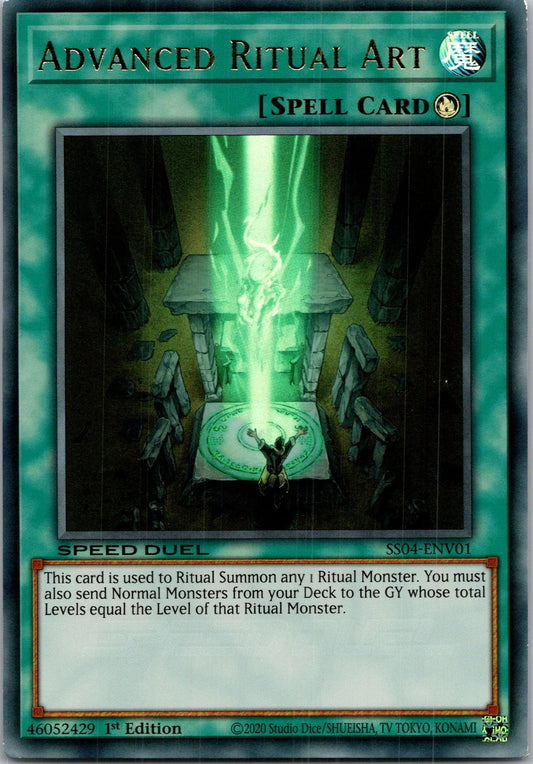 Yugioh Advanced Ritual Art SS04-ENV01 1st Edition Ultra Rare NM