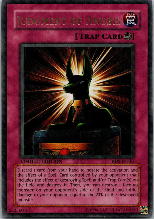 Yugioh Judgment of Anubis RDS-ENSE3 Limited Edition Ultra Rare NM