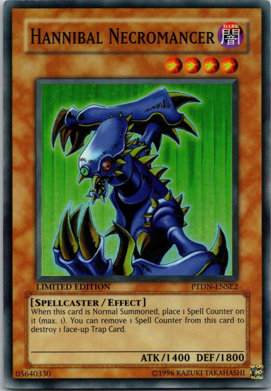Yugioh Hannibal Necromancer PTDN-ENSE2 Limited Edition Super Rare NM