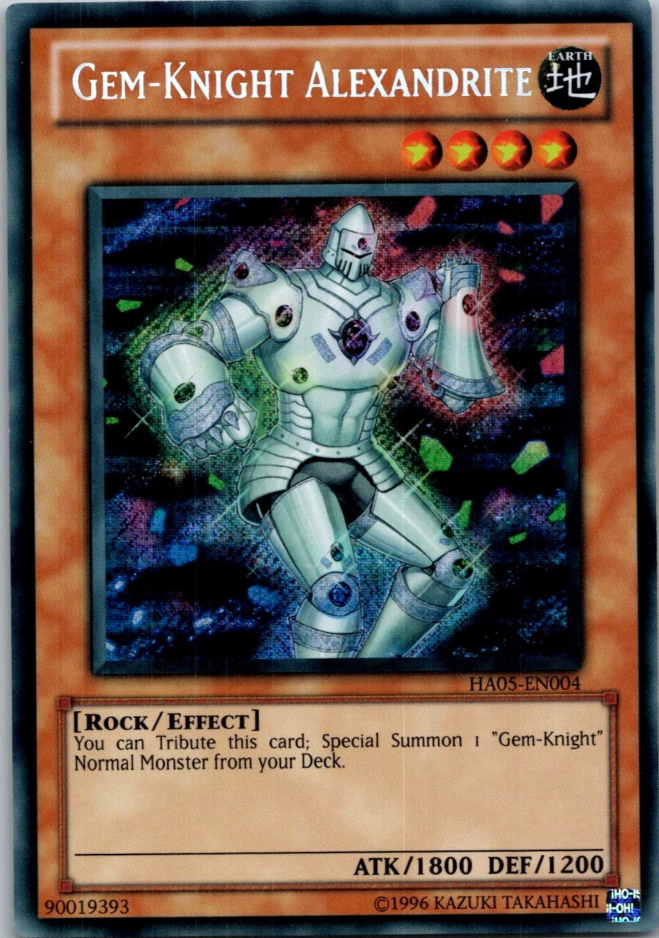 Yugioh Gem-Knight Alexandrite HA05-EN004 Secret Rare NM