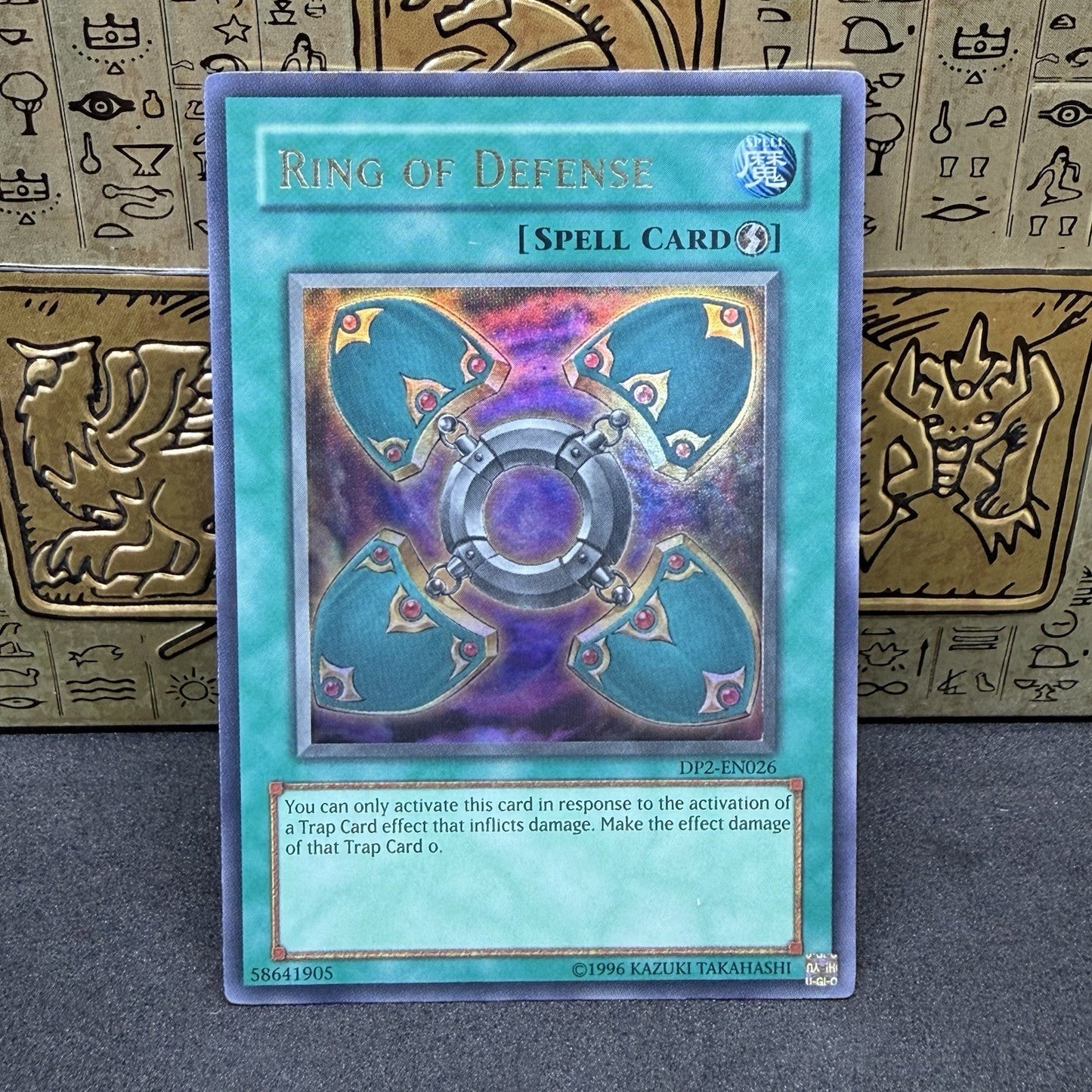 Yugioh Ring of Defense DP2-EN026 Ultra Rare LP