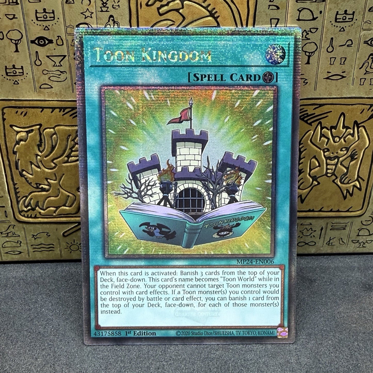 Yugioh Toon Kingdom MP24-EN006 Quarter Century Secret Rare NM