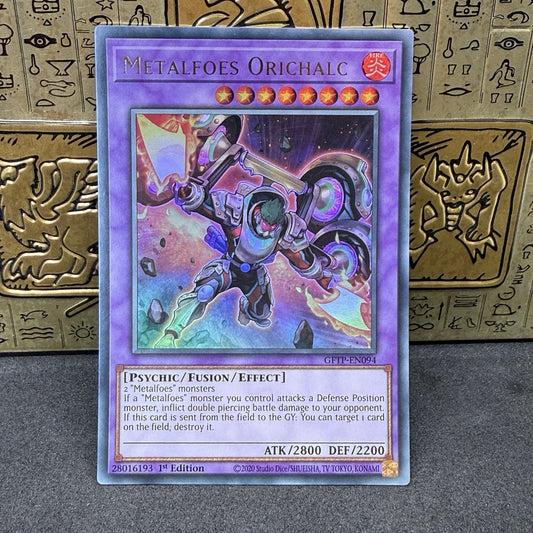 Yugioh Metalfoes Orichalc GFTP-EN094 Ultra Rare 1st Edition NM