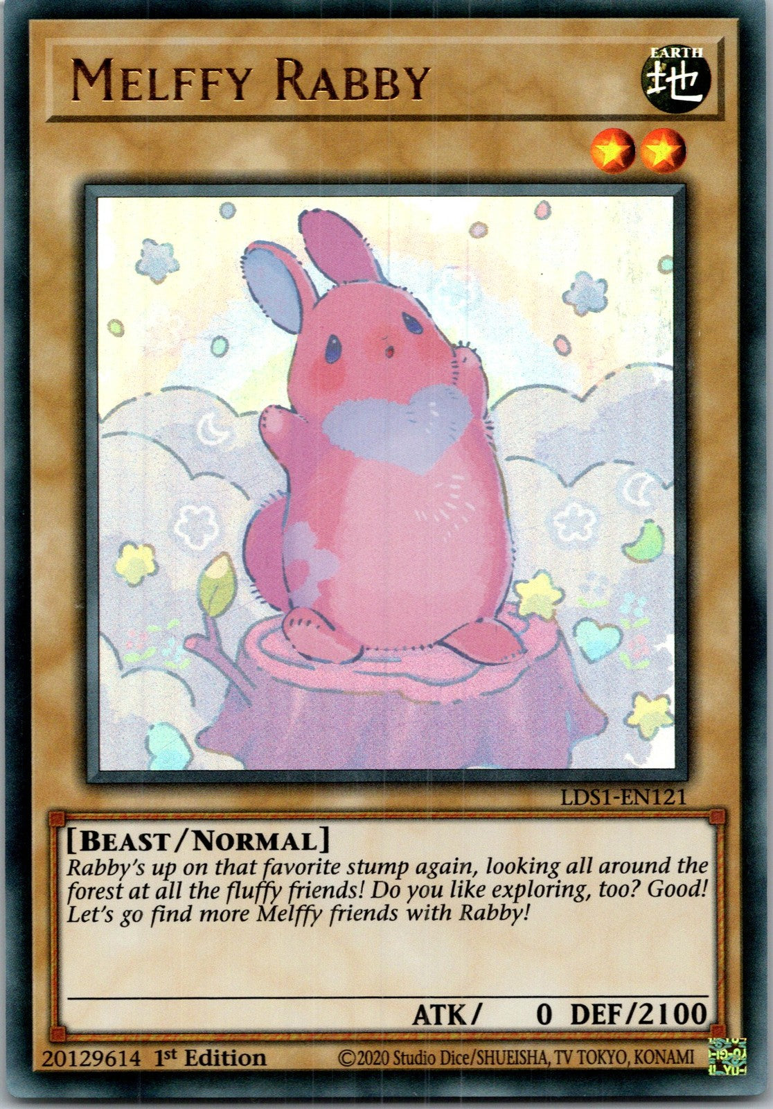 Yugioh Melffy Rabby LDS1-EN121 1st Edition Ultra Rare NM