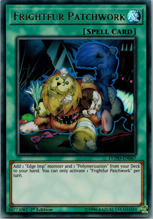 Yugioh Frightfur Patchwork DUPO-EN067 1st Edition Ultra Rare NM