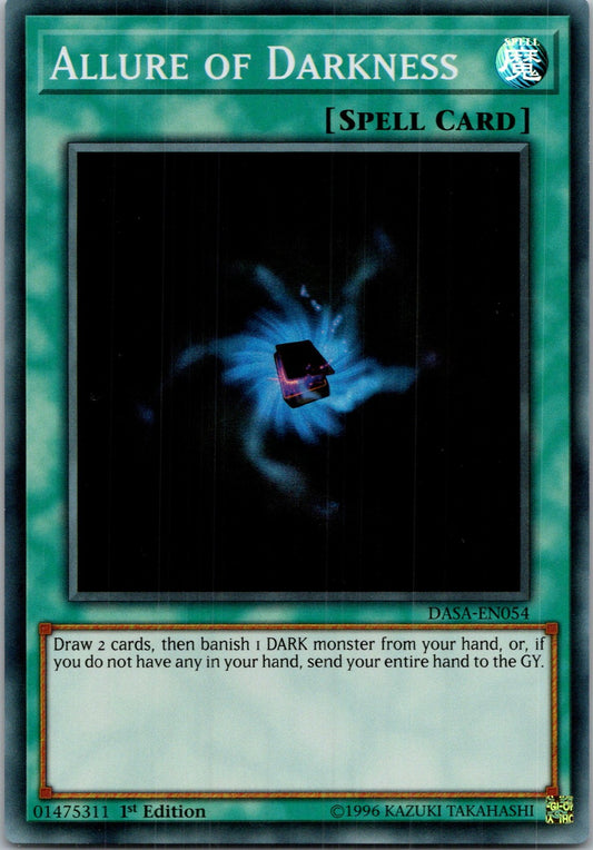 Yugioh Allure of Darkness DASA-EN054 1st Edition Super Rare NM