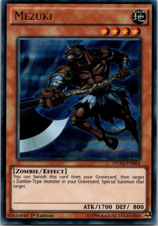 Yugioh Mezuki DUSA-EN064 1st Edition Ultra Rare NM
