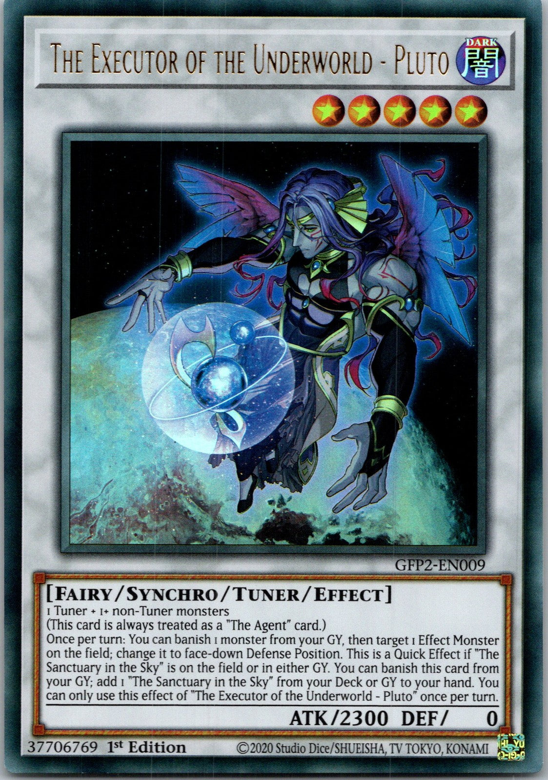 Yugioh The Executor of the Underworld - Pluto GFP2-EN009 1st Edition Ultra Rare