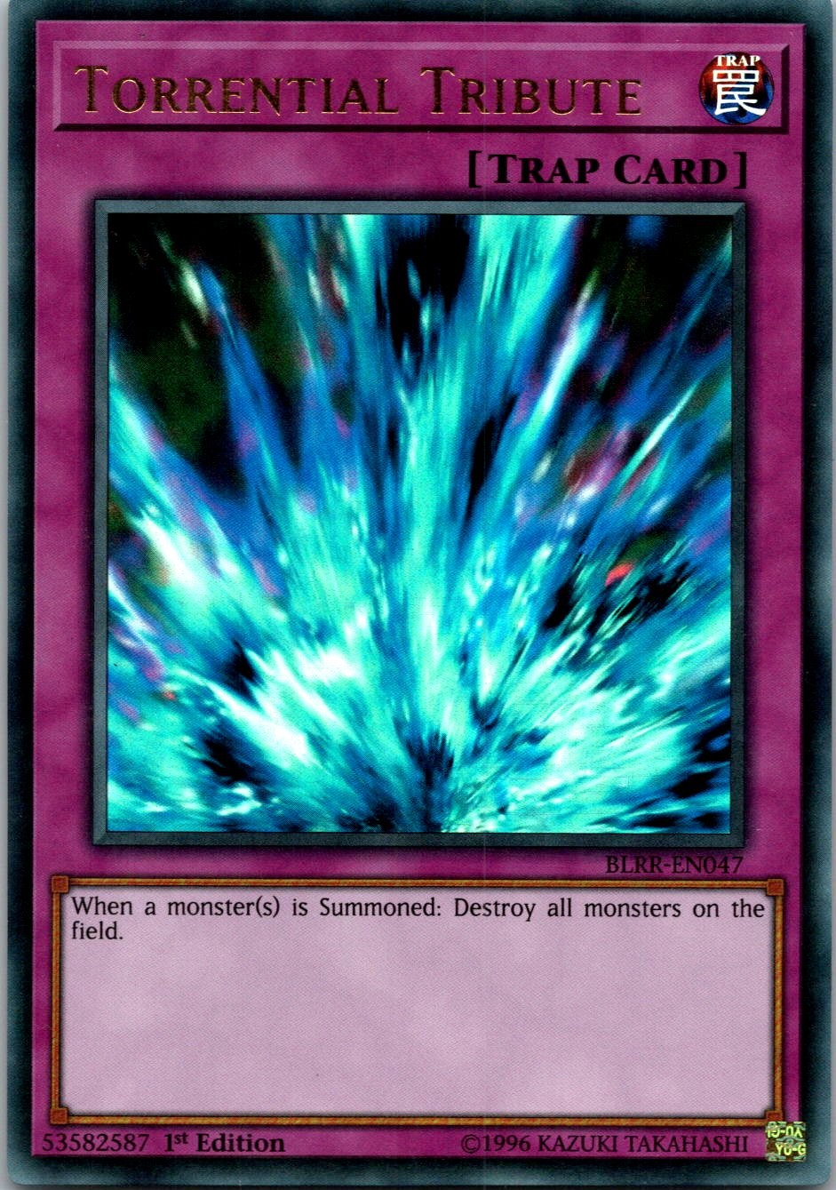 Yugioh Torrential Tribute BLRR-EN047 1st Edition Ultra Rare NM