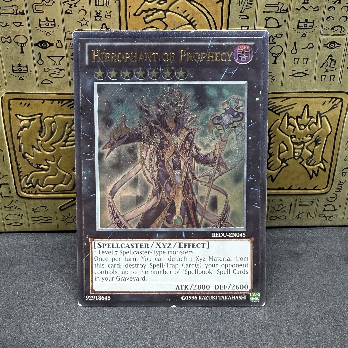 Yugioh Hierophant of Prophecy REDU-EN045 Ultimate Rare LP