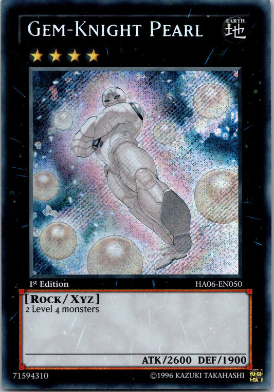 Yugioh Gem-Knight Pearl HA06-EN050 1st Edition Secret Rare NM