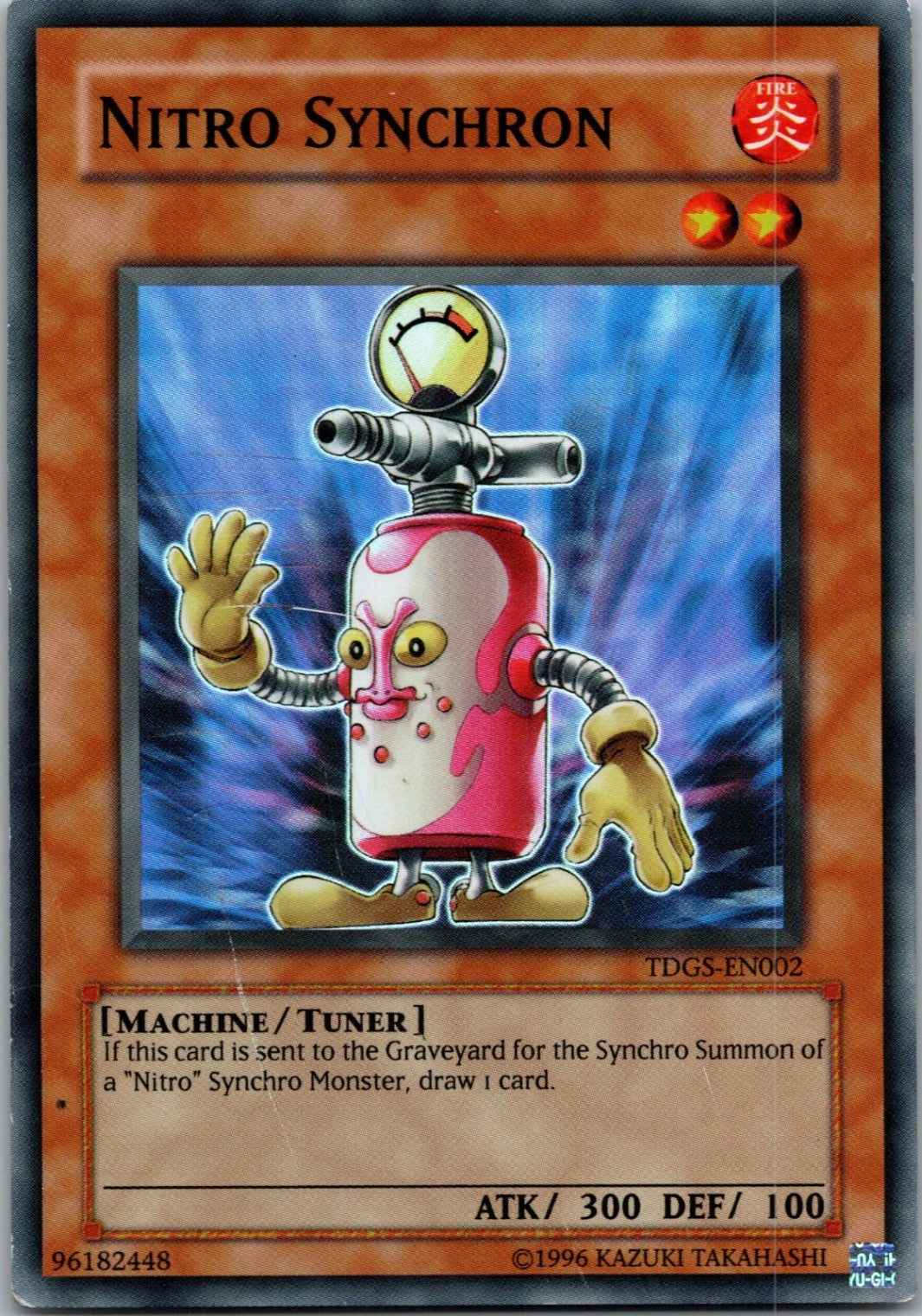 Yugioh Nitro Synchron TDGS-EN002 Super Rare NM